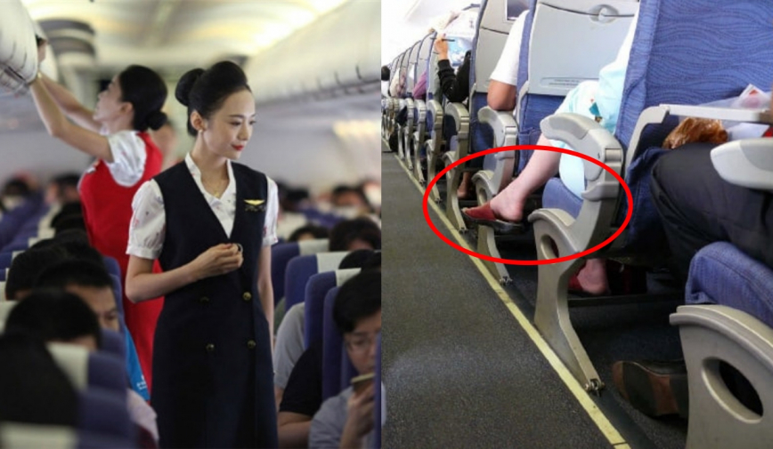 Nhiều người đi máy bay thường cởi giày để ngồi thoải mái, tiếp viên tiết lộ 1 bí mật, ai nghe xong cũng nhăn mặt