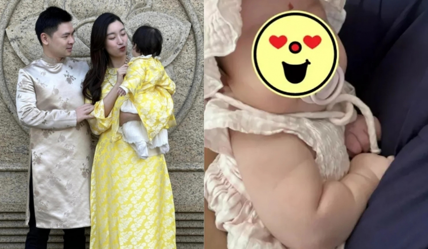 Làm dâu hào môn nghìn tỷ nhà bầu Hiển, Đỗ Mỹ Linh vẫn bất chấp đòi “đàn em” lì xì cho con gái