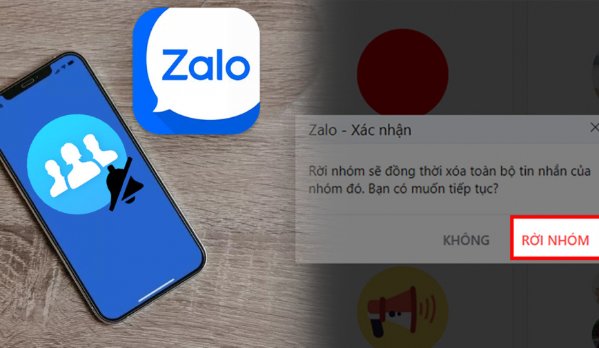 Hướng dẫn cách rời nhóm chat Zalo không bị phát hiện, không để lại thông báo gì