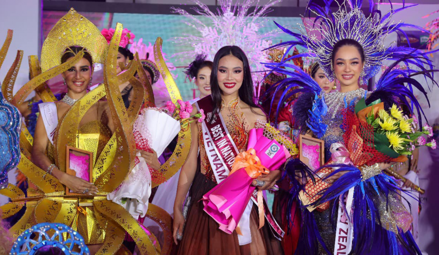 Ánh Vương chiếm trọn giải Best National Costume tại cuộc thi Miss Asia Pacific International 2024