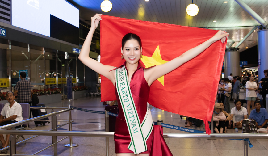 Cao Ngọc Bích chính thức đại diện Việt Nam lên đường dự thi Miss Earth 2024