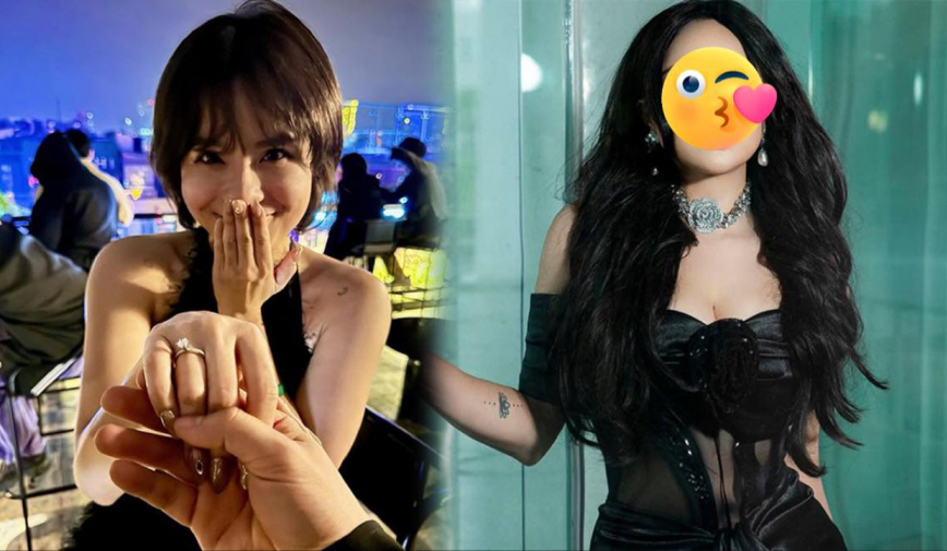 Nữ ca sĩ Vbiz khoe được cầu hôn đúng thời khắc giao thừa năm 2024, showbiz Việt đồng loạt chúc mừng