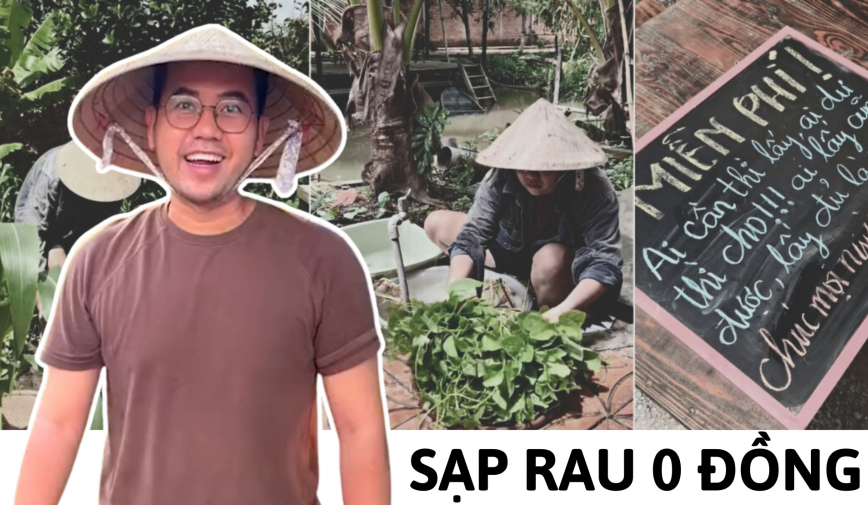 “Ai cần thì lấy, ai dư thì cho” - Chàng trai miền Tây trồng rau, tặng miễn phí cho bà con