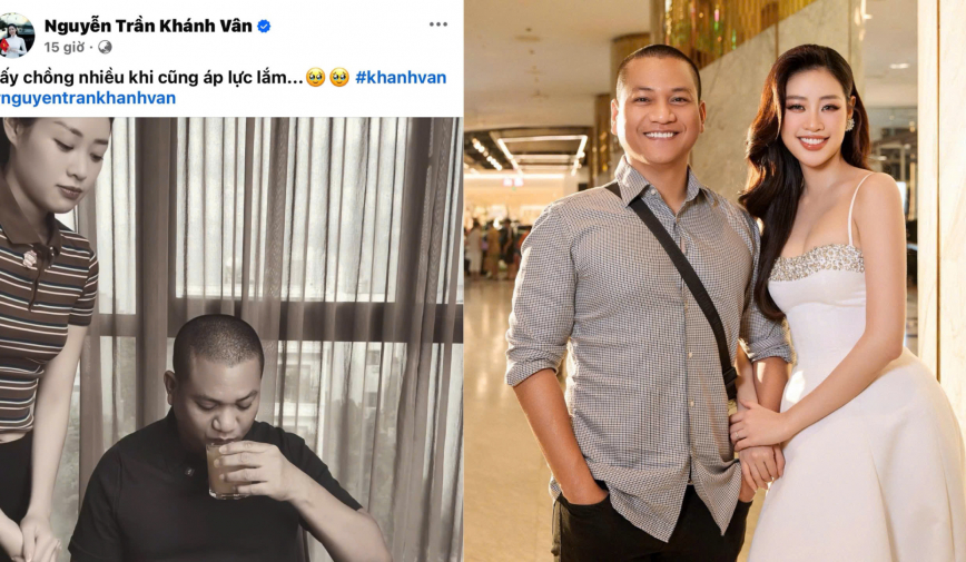 Hoa hậu Khánh Vân chia sẻ “áp lực làm vợ” theo cách không ai ngờ tới