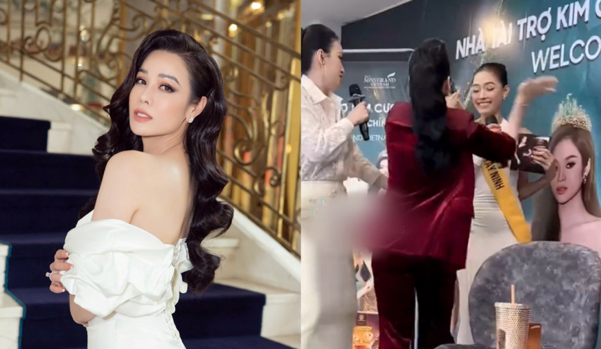 Nhật Kim Anh gây xôn xao khi hé lộ hậu trường “tát gió” tại Miss Grand Vietnam 2025