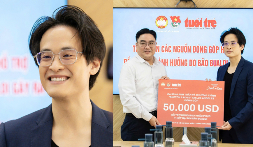 Hà Anh Tuấn ủng hộ hơn 1,3 tỷ đồng hỗ trợ đồng bào vùng lũ