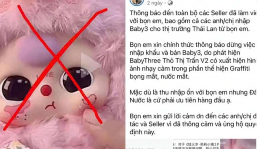 Baby Three bị phản ứng vì nghi liên quan 'đường lưỡi bò', nhà sản xuất lập tức thu hồi