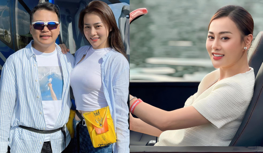 Bầu đôi '2 cá mập con' cho Shark Bình, Phương Oanh chia sẻ: 'Tự nhiên bụng phình ra như bơm'