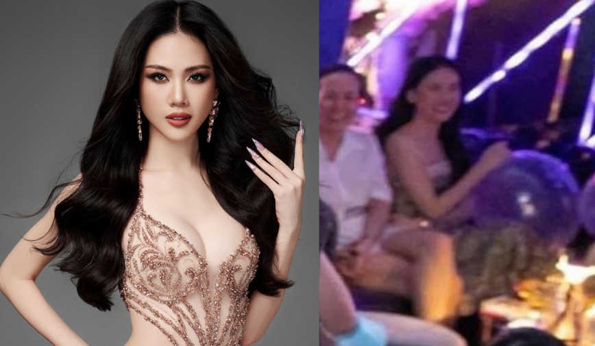 Bùi Quỳnh Hoa tiếp tục lộ ảnh hút bóng cười, dư luận yêu cầu xem xét lại vương miện Miss Universe VietNam 2023?