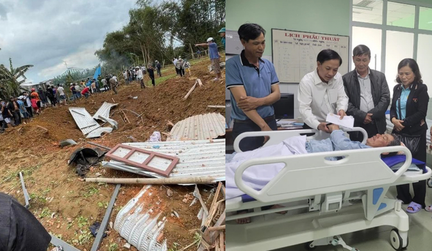 Sức khỏe người bị thương trong vụ máy bay quân sự rơi ở Quảng Nam hiện ra sao?