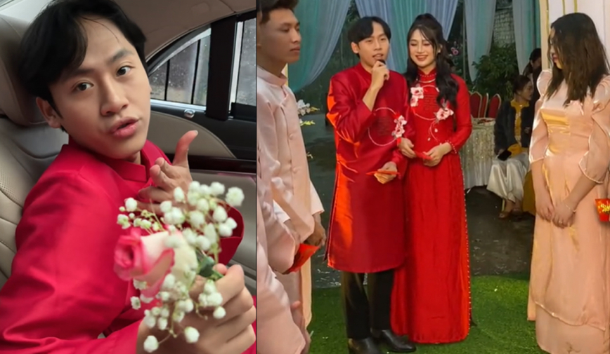 'Bà hàng xóm đanh đá' Phạm Vinh rước dâu bằng xe Maybach chục tỷ, đám cưới rình rang ở tuổi 25