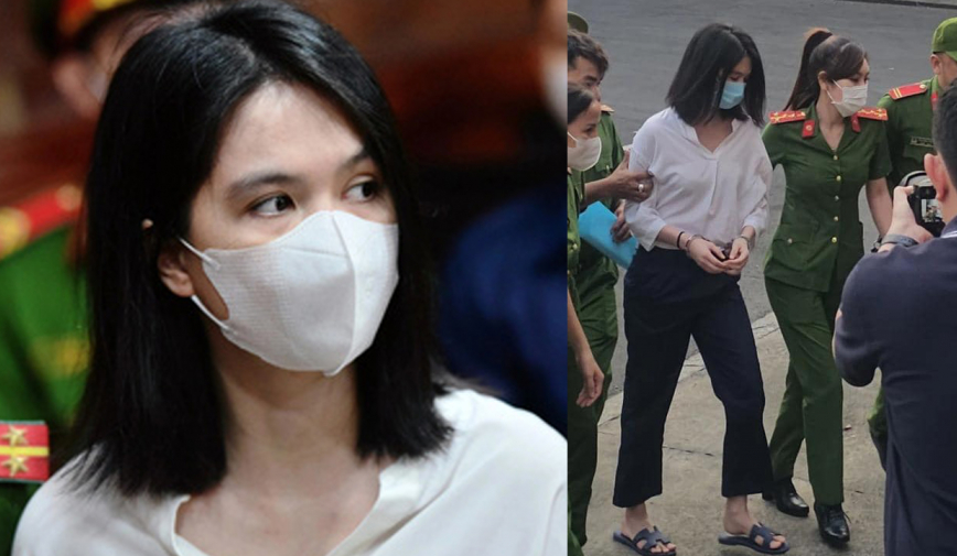 Ngọc Trinh đi dép hàng hiệu gần 20 triệu đồng đến toà án, bộ dạng phờ phạc sau 3 tháng tạm giam