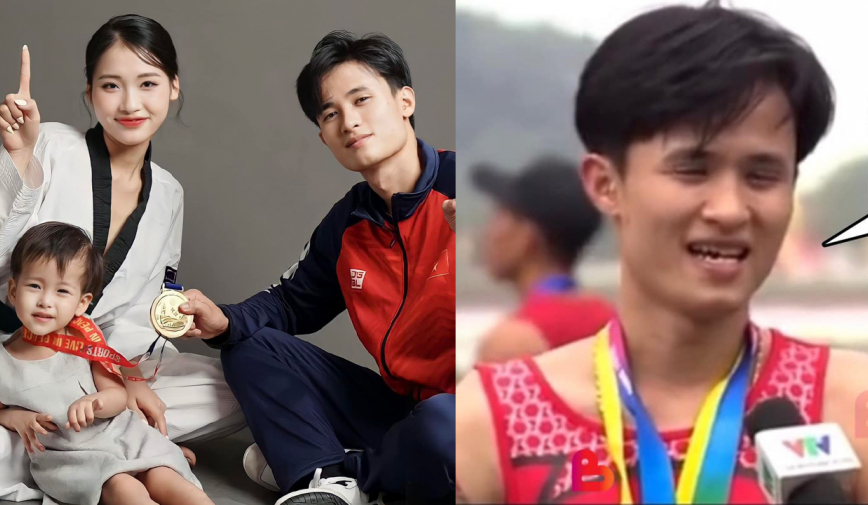 VĐV Nguyễn Trung Cường vô địch giải chạy vì bị 'chó đuổi', có vợ sở hữu đai đen Taekwondo