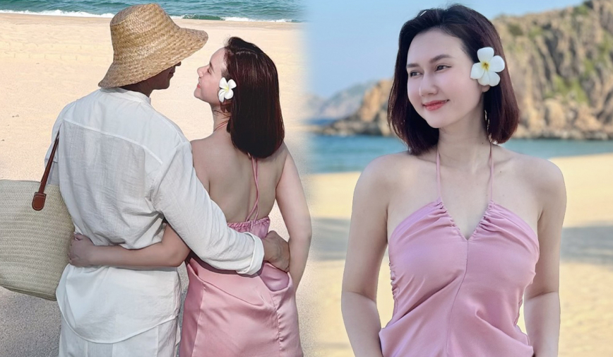Diễn viên Hương Giang mang thai với bạn trai giấu mặt