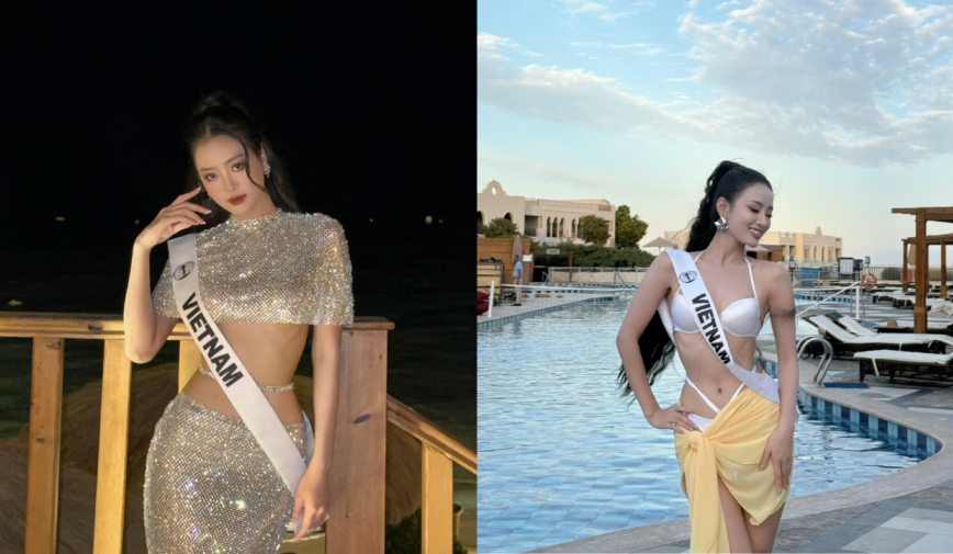 Á hậu Bùi Khánh Linh khoe hình thể cuốn hút trong phần thi áo tắm tại Miss Intercontinental 2024