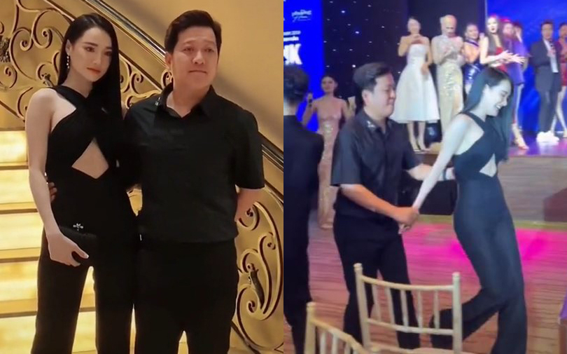 Hành động của Trường Giang khi bà xã Nhã Phương diễn catwalk khiến dân mạng xuýt xoa: “Đúng là cưng vợ hết mực”