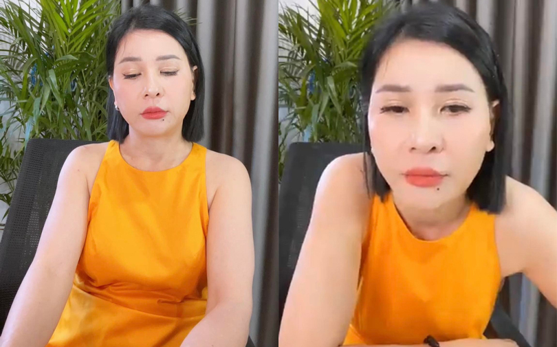 Cát Phượng nghẹn ngào livestream xin lỗi: 'Lúc đó chưa viết xong mà đã lỡ tay bấm đăng lên'