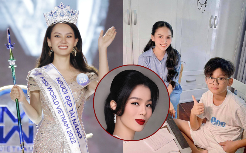 Tân Miss World Việt Nam 2022 - Huỳnh Nguyễn Mai Phương từng là gia sư của con trai Lệ Quyên