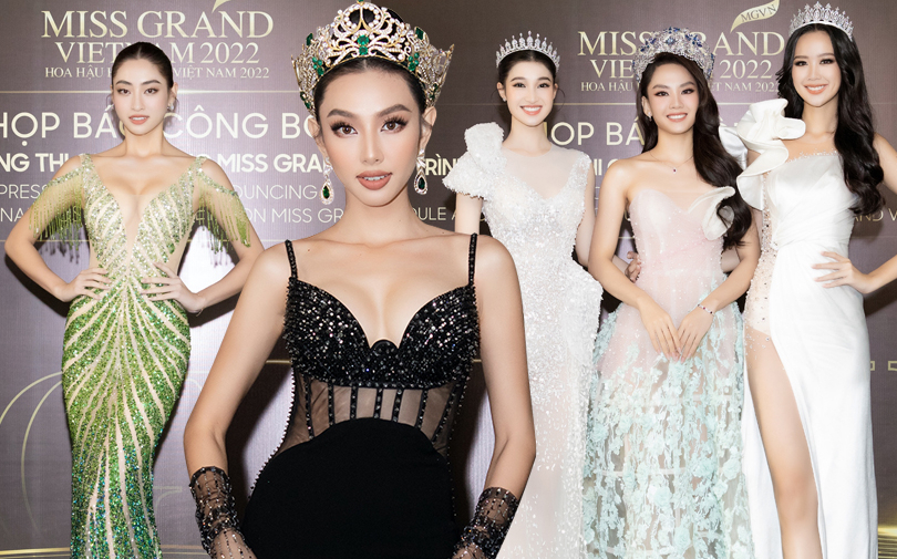 Hoa hậu Thùy Tiên gợi cảm hết nấc tựa thiên nga đen, Top 3 Miss World Việt Nam 2022 lộ diện hậu đăng quang