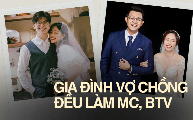 Hôn nhân đáng ngưỡng mộ của 2 gia đình có cả vợ và chồng đều làm BTV 'gây sốt' giới trẻ