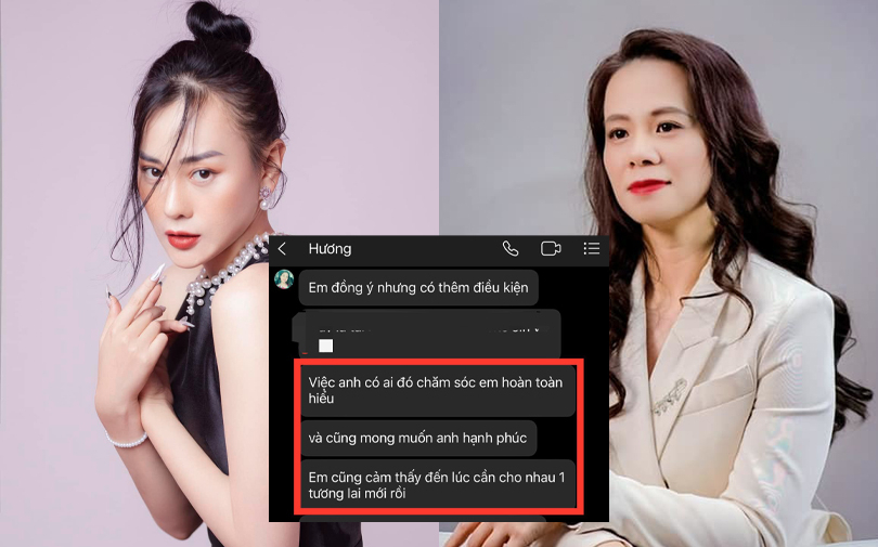 Phương Oanh tung tin nhắn tố vợ Shark Bình lợi dụng mình để nổi tiếng, kéo dài ly hôn vì vấn đề chia tài sản