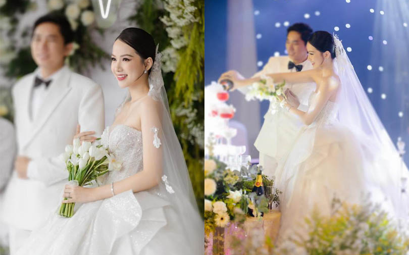 Top 5 Hoa hậu Việt Nam 2020 tung bộ ảnh đám cưới xinh hết nấc, vẫn quyết che mặt ông xã đến cùng!