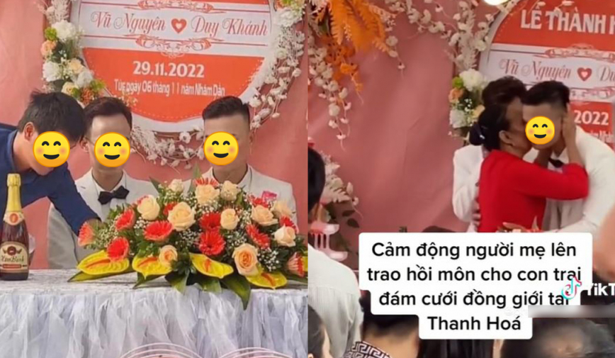 Đám cưới cặp đôi đồng tính nam ở Thanh Hóa 'gây bão' mạng, netizen đồng loạt chúc mừng