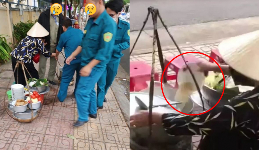 Người bán bún đổ thức ăn thừa vào nồi phủ nhận, chỉ 'mang về chứ không bán lại'