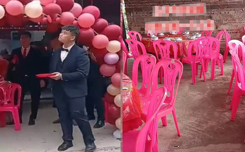 Làng có 3.000 người nhưng không một ai đến dự đám cưới, chú rể buồn bã đứng chờ mãi