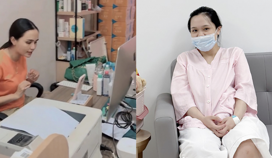 Vợ cầu thủ Duy Mạnh vừa sinh con xong đã livestream bán hàng, hoa mắt chóng mặt vẫn 'chốt đơn'