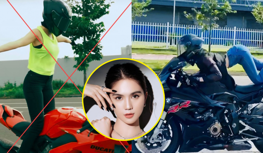 Sau clip lái xe moto bị xử phạt, Ngọc Trinh tiếp tục nhận 'gạch đá' vì 1 hành động bị cho là thách thức?