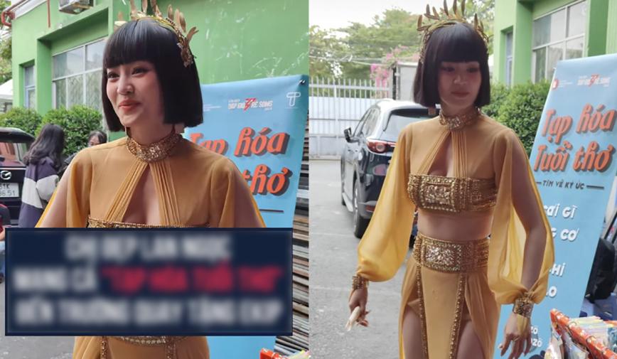 Ninh Dương Lan Ngọc lộ tạo hình Nữ hoàng Ai Cập ở Công diễn 4, chứng tỏ đẳng cấp 'phú bà' nhờ một hành động
