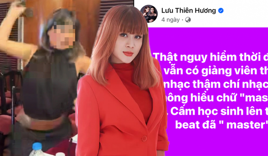 Vì sao Lưu Thiên Hương đăng 'bóc phốt' giảng viên Nhạc viện TP.HCM nhưng nay lại xóa clip?