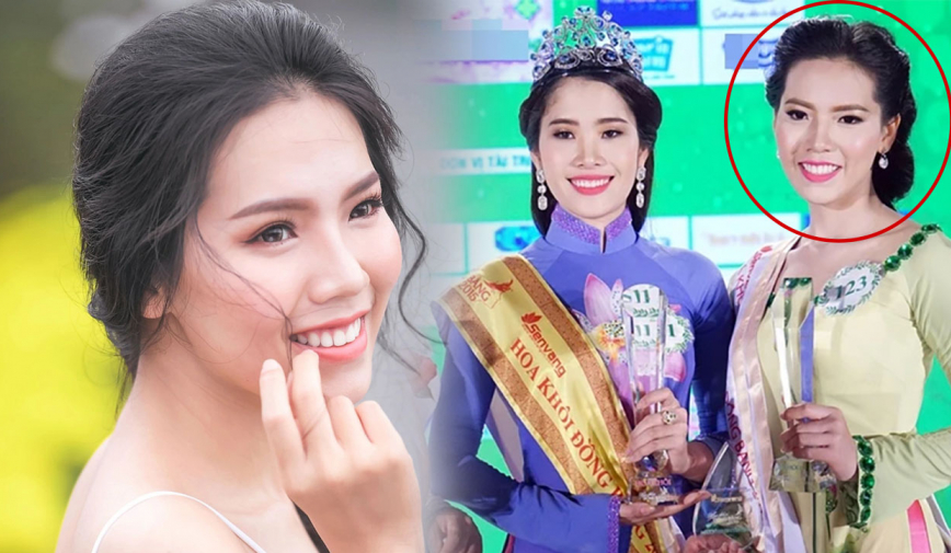 Trúc Mai từng thua sát nút Nam Em trong cuộc thi hoa khôi 2015 bỗng hot trở lại, 18 tuổi đã có thành tích khủng