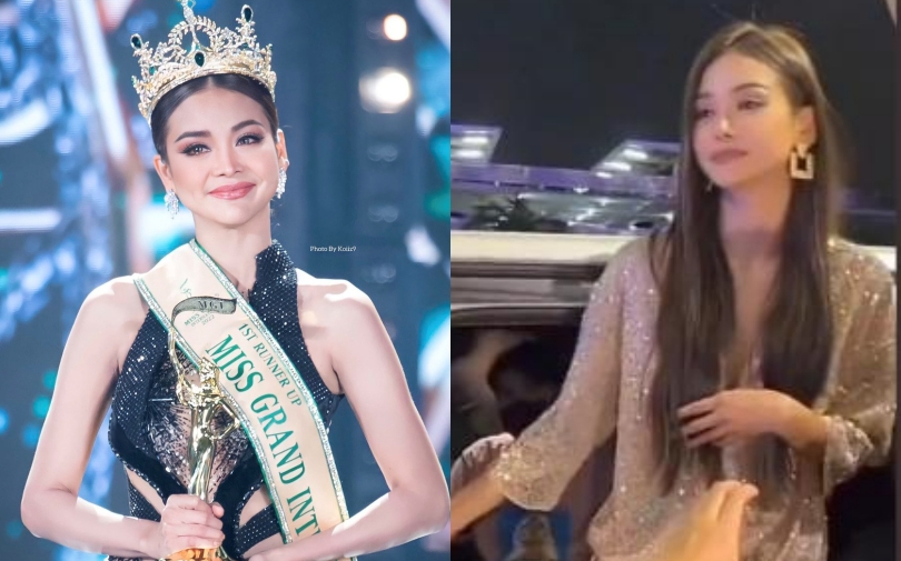 Á hậu 1 của Miss Grand được đưa đón bằng xe riêng, gây tranh cãi vì được thiên vị lộ liễu hơn cả Hoa hậu