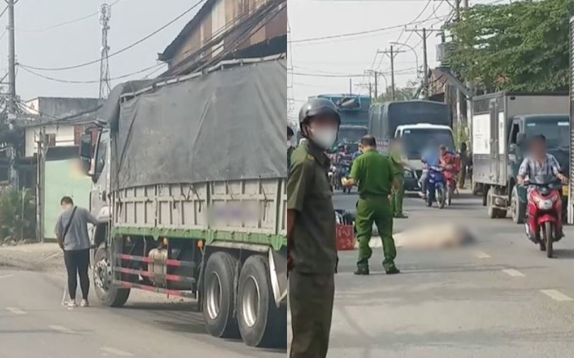 Thương tâm vụ tai nạn thanh niên té ngã khi vượt lên xe tải, bị xe cán qua người