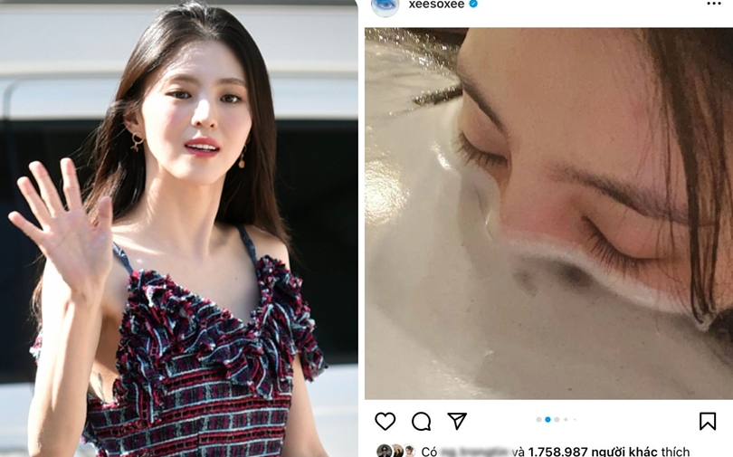 Hết lộ thân hình gầy gò, Han So Hee lại đăng ảnh cùng caption ẩn ý khiến netizen 'nổi da gà'