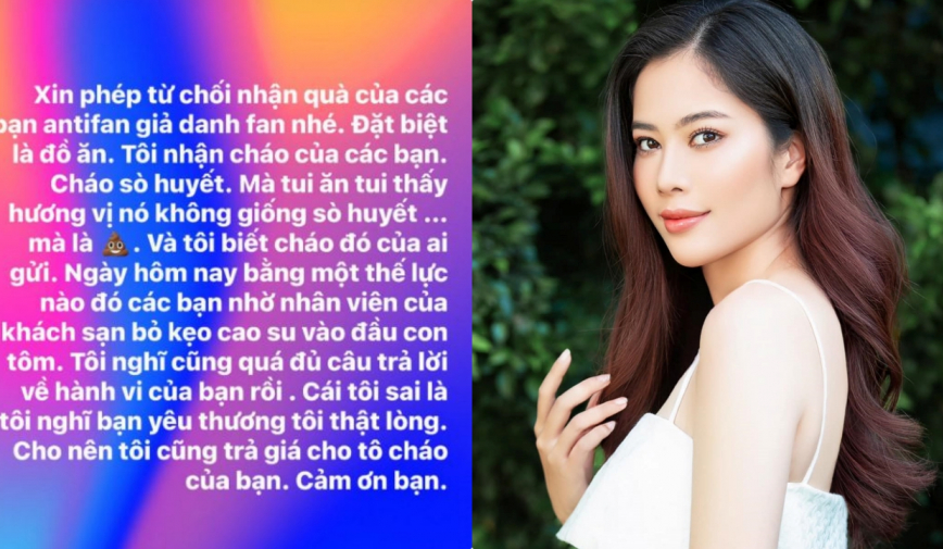 Nam Em đăng đàn cực căng tố anti fan giả danh gửi tặng cháo nhưng có vật thể lạ 'bốc mùi'