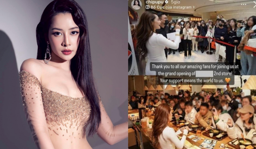 Quán đầu tiên người khen kẻ chê, Chi Pu vẫn mở quán phở thứ 2 ở Trung Quốc: Fan xếp hàng 'đông nghẹt' chờ vào
