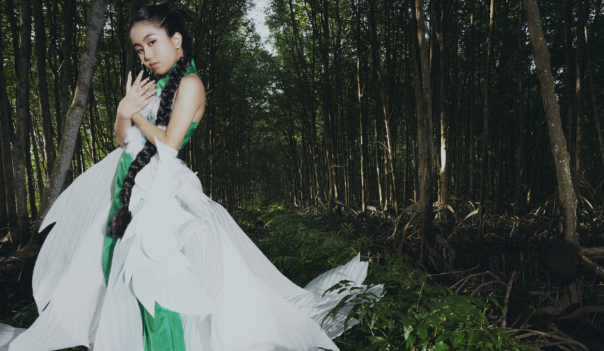 Bộ ảnh thời trang với thông điệp bảo vệ rừng ngập mặn của mẫu nhí Alice Nguyễn