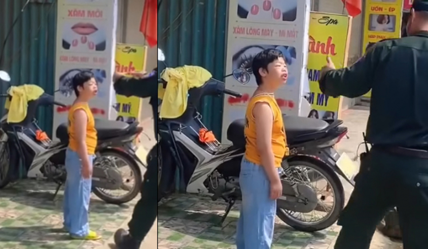 Câu chuyện xúc động đằng sau hình ảnh bé gái được sĩ quan CSCĐ tặng 'huy chương đặc biệt'