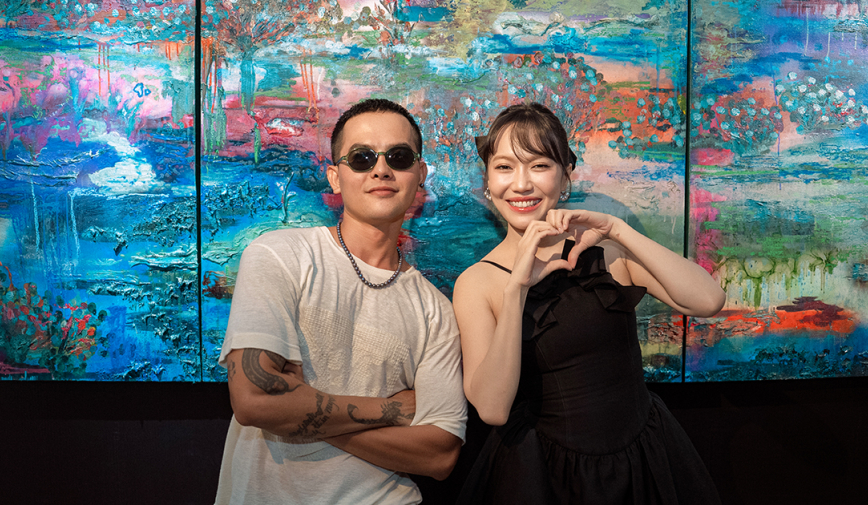 Diệu Nhi cùng loạt nghệ sĩ ủng hộ Hữu Thanh Tùng theo đuổi hội họa
