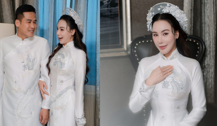Hồ Quỳnh Hương chính thức lên xe hoa với chồng doanh nhân hơn 2 tuổi ở tuổi U50