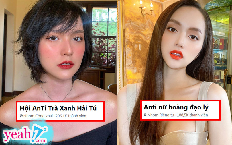 Vượt Hương Giang, Hải Tú có nhóm anti hơn 200k thành viên chỉ sau 1 tháng hoạt động showbiz