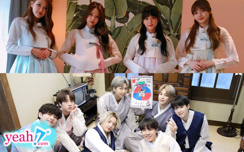 Dàn sao Kpop đồng loạt diện Hanbok chúc mừng năm Tân Sửu 2021