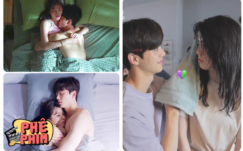 Muôn kiểu 'giường chiếu' trong phim cũng thua hậu trường tình tứ của cặp đôi 'Nevertheless'