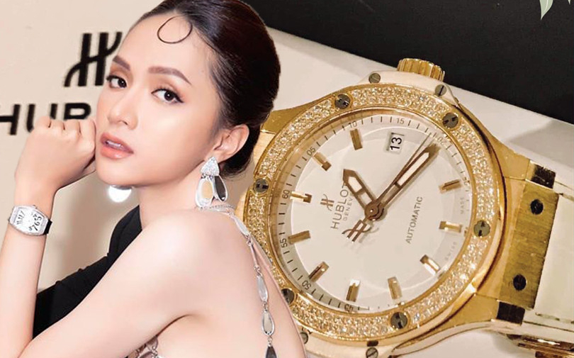Đồng hồ Hublot 900 triệu do Hương Giang tặng lại tiếp tục được đem ra đấu giá ủng hộ chống dịch