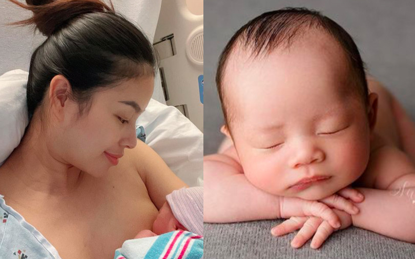 Hoa hậu Phạm Hương công khai dung mạo cực đáng yêu của con trai thứ 2