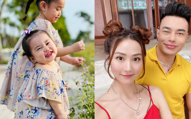 Lê Dương Bảo Lâm khoe 2 cô con gái cực đáng yêu, diễn viên Ngân Khánh vào 'xin' ngay một đứa