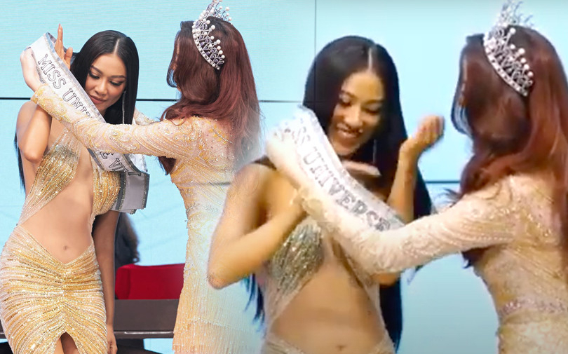 Màn đeo sash lóng ngóng của Kim Duyên khiến khán giả lo lắng, liệu cô nàng có làm nên chuyện tại Miss Universe 2021?